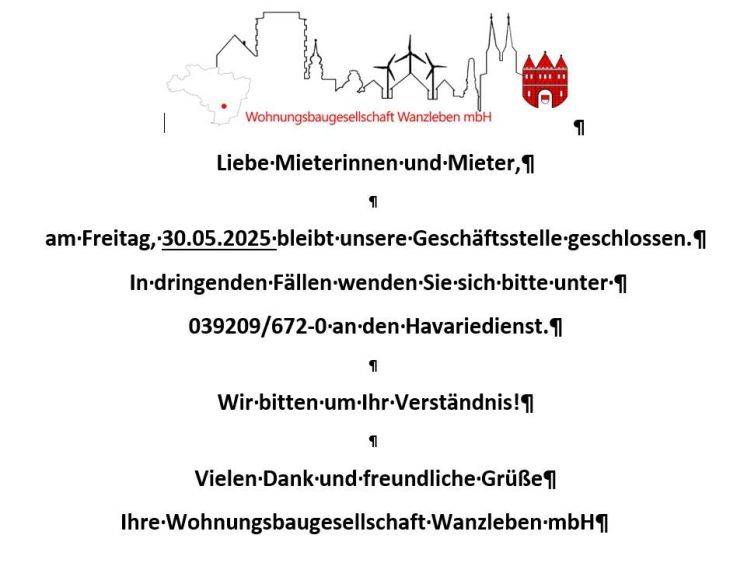 Bruckentag-30.05.2025